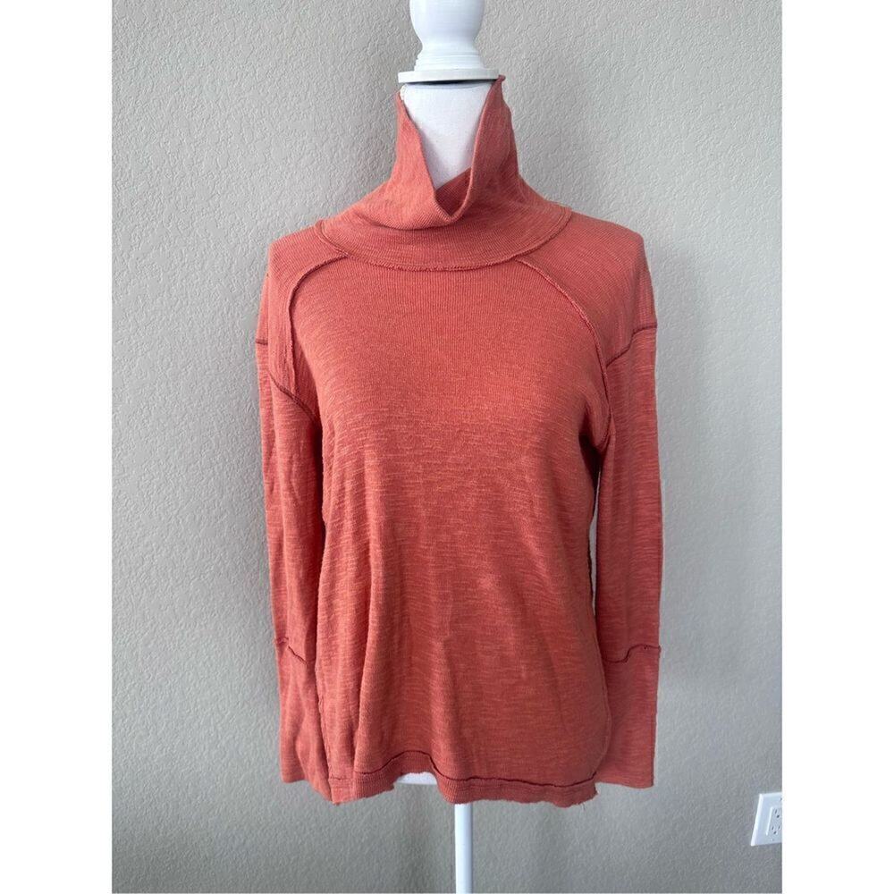 We the Free Free People Split Back Turtleneck